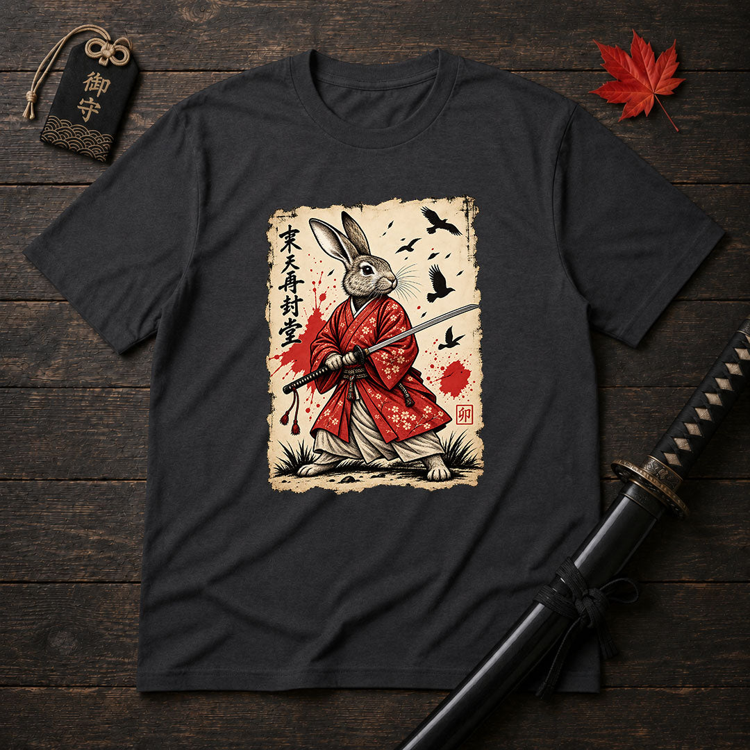 Samurai Rabbit Kimono T-Shirt