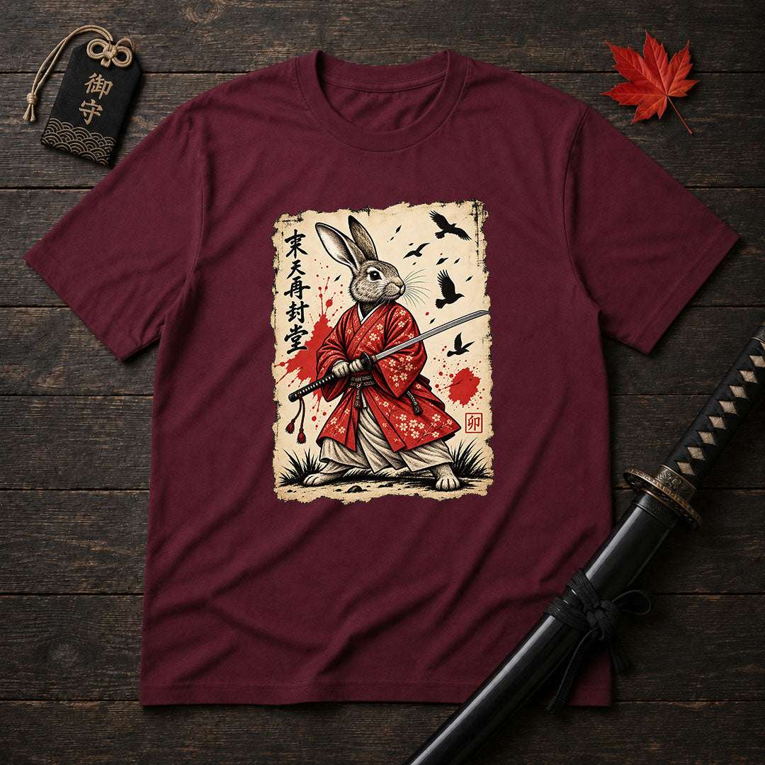 Samurai Rabbit Kimono T-Shirt