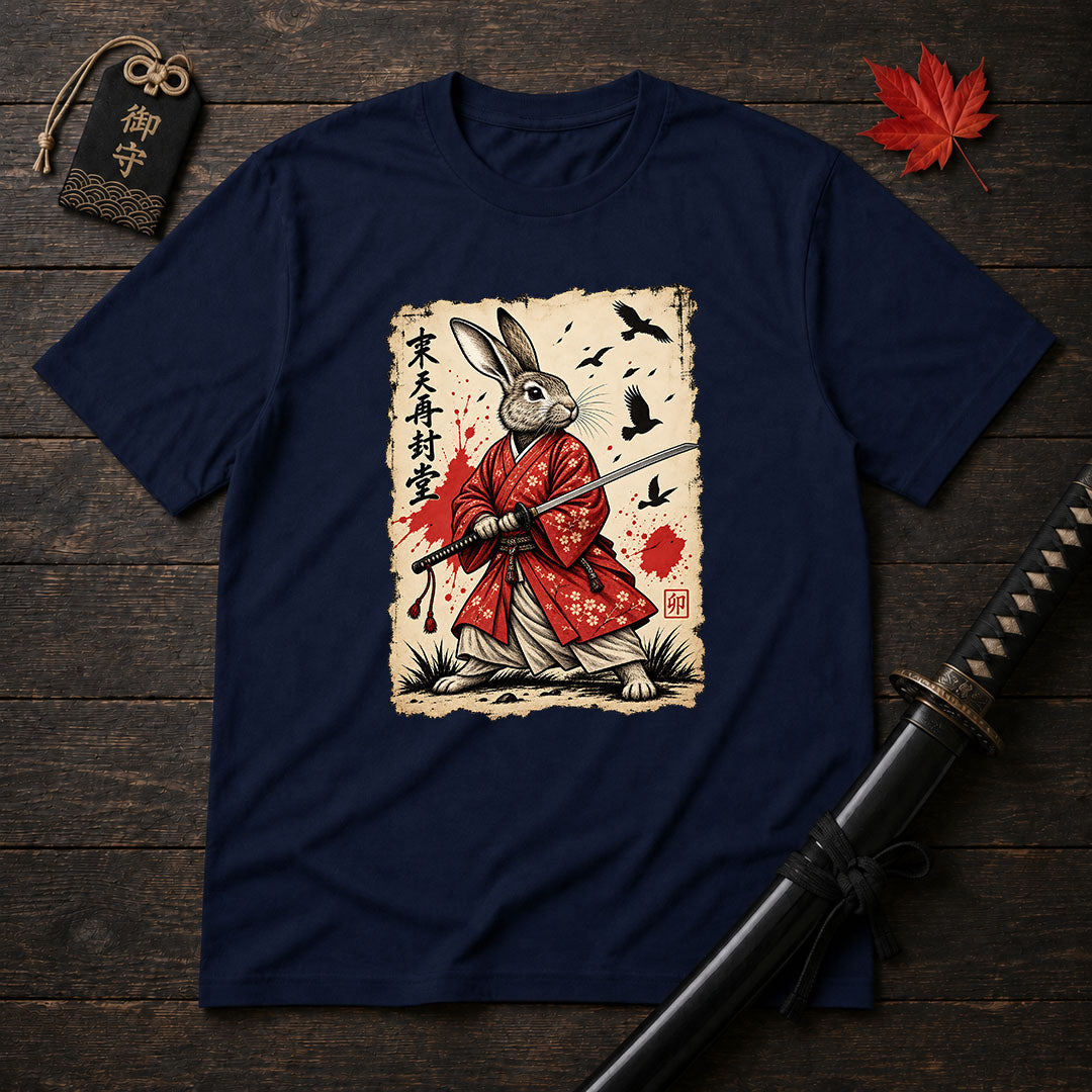 Samurai Rabbit Kimono T-Shirt