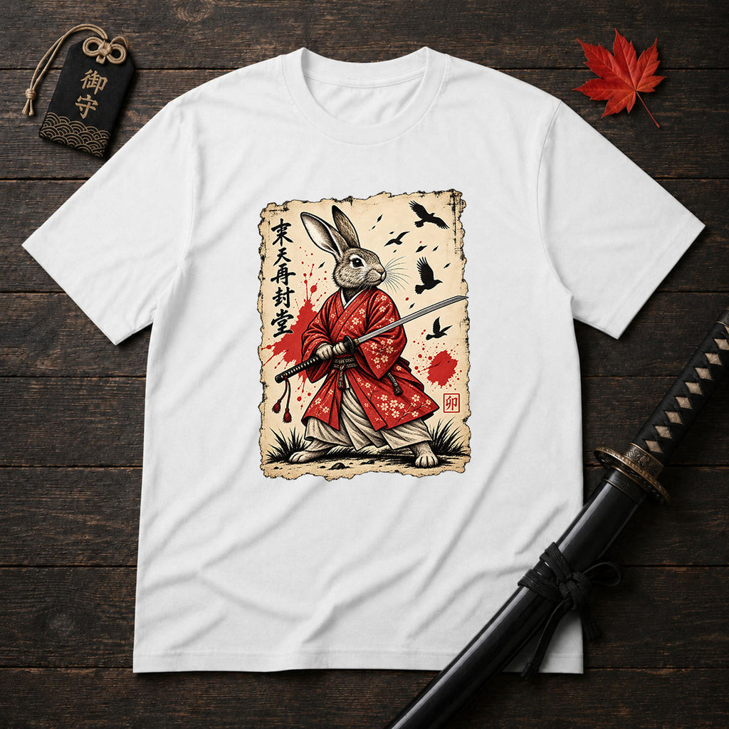 Samurai Rabbit Kimono T-Shirt