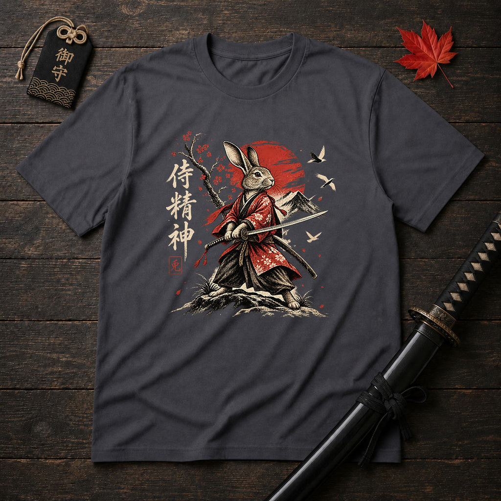 Samurai Rabbit Warrior T-Shirt