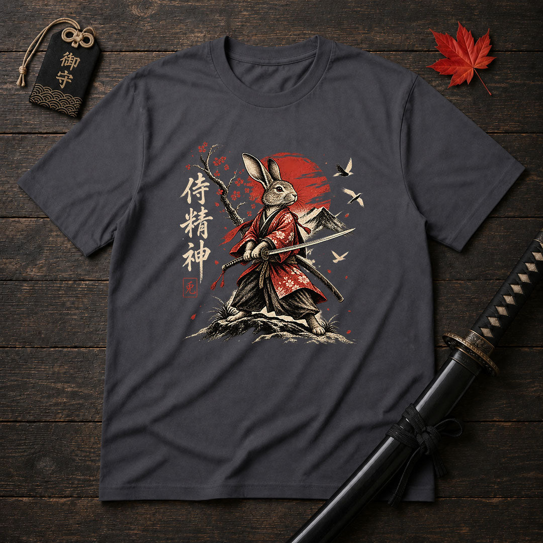 Samurai Rabbit Warrior T-Shirt