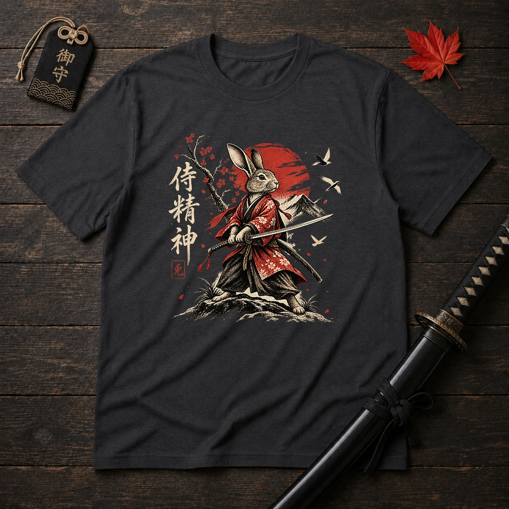 Samurai Rabbit Warrior T-Shirt