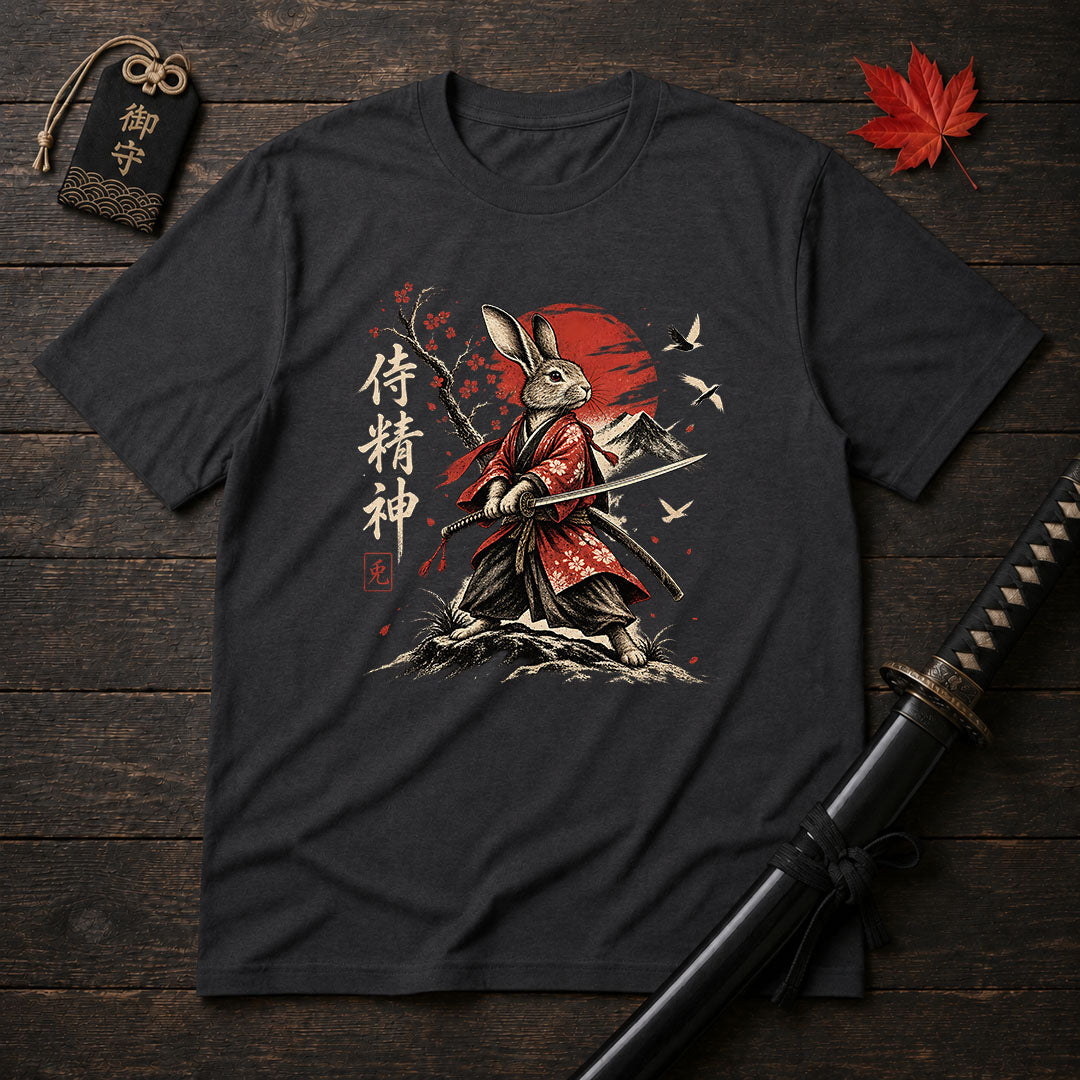 Samurai Rabbit Warrior T-Shirt