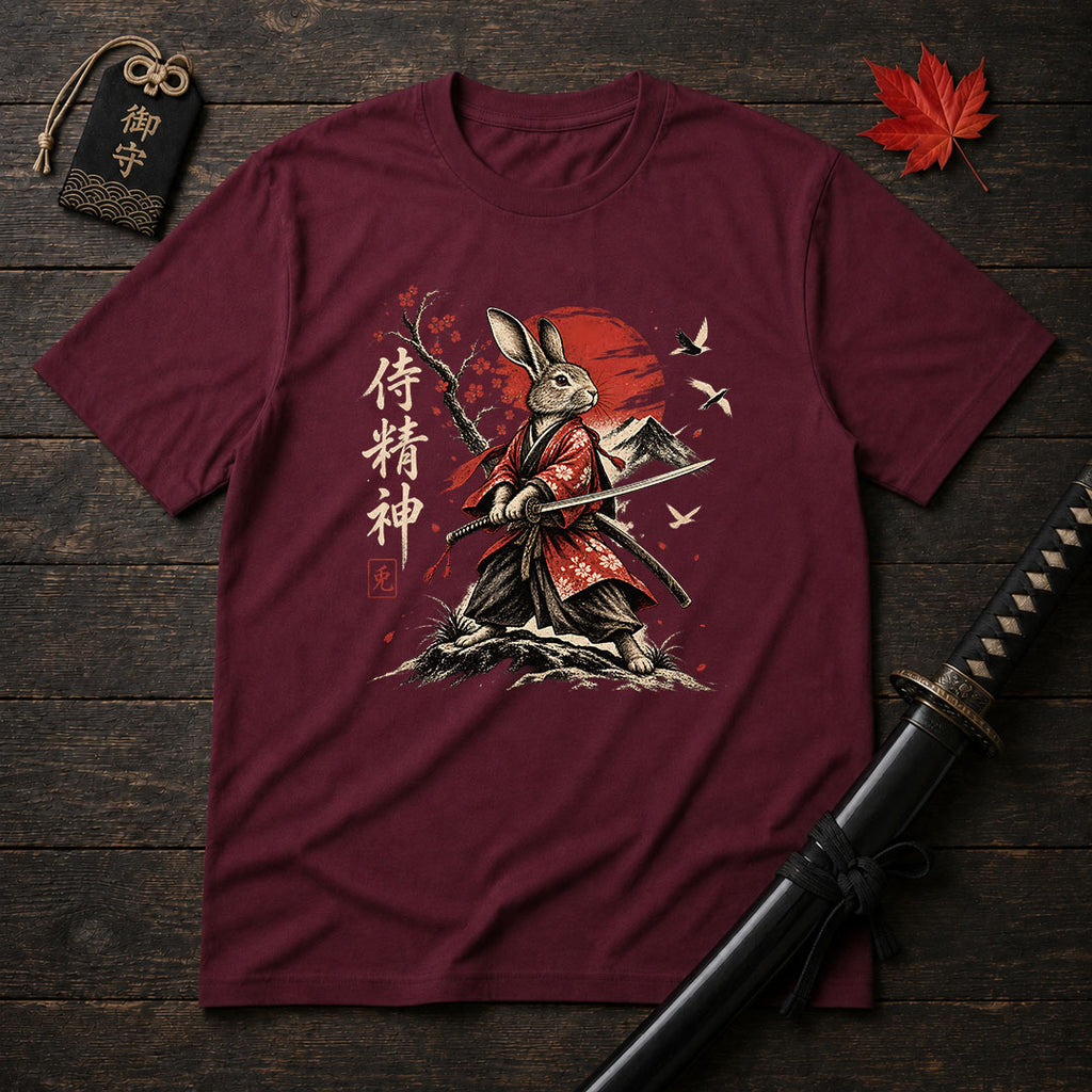 Samurai Rabbit Warrior T-Shirt