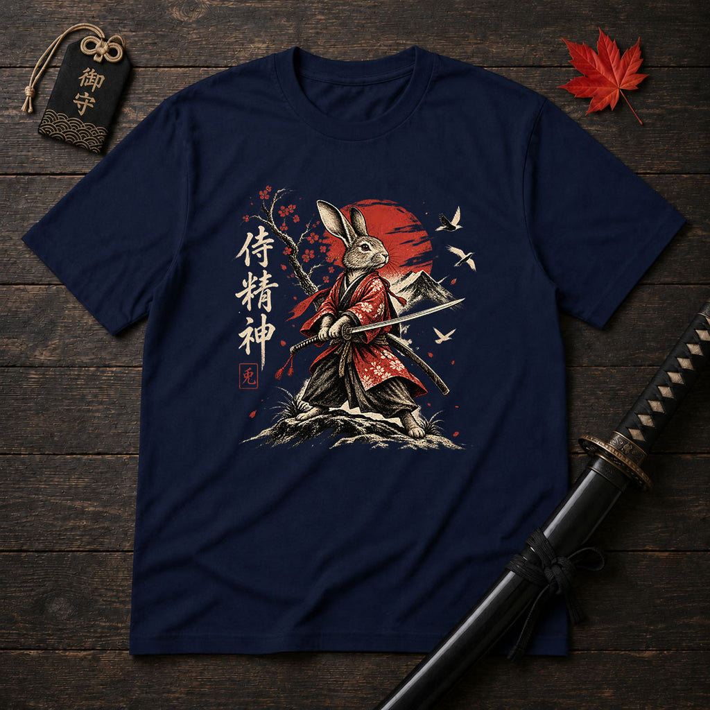Samurai Rabbit Warrior T-Shirt