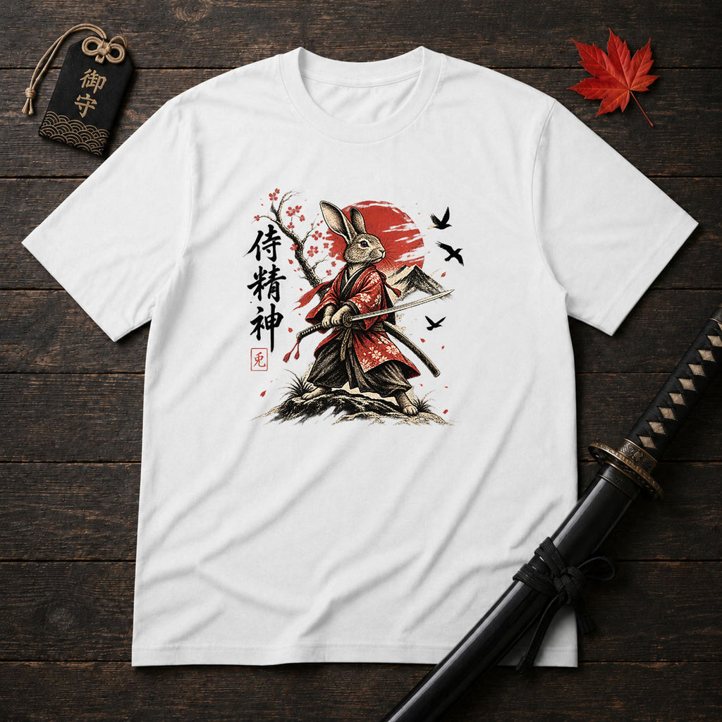 Samurai Rabbit Warrior T-Shirt
