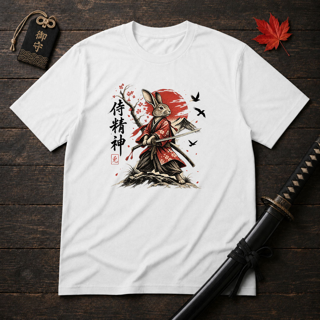 Samurai Rabbit Warrior T-Shirt