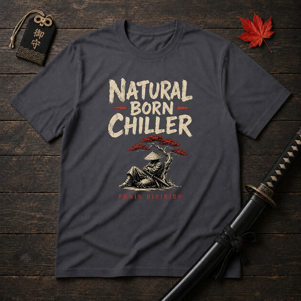 Samurai Relaxing Under Tree T-Shirt