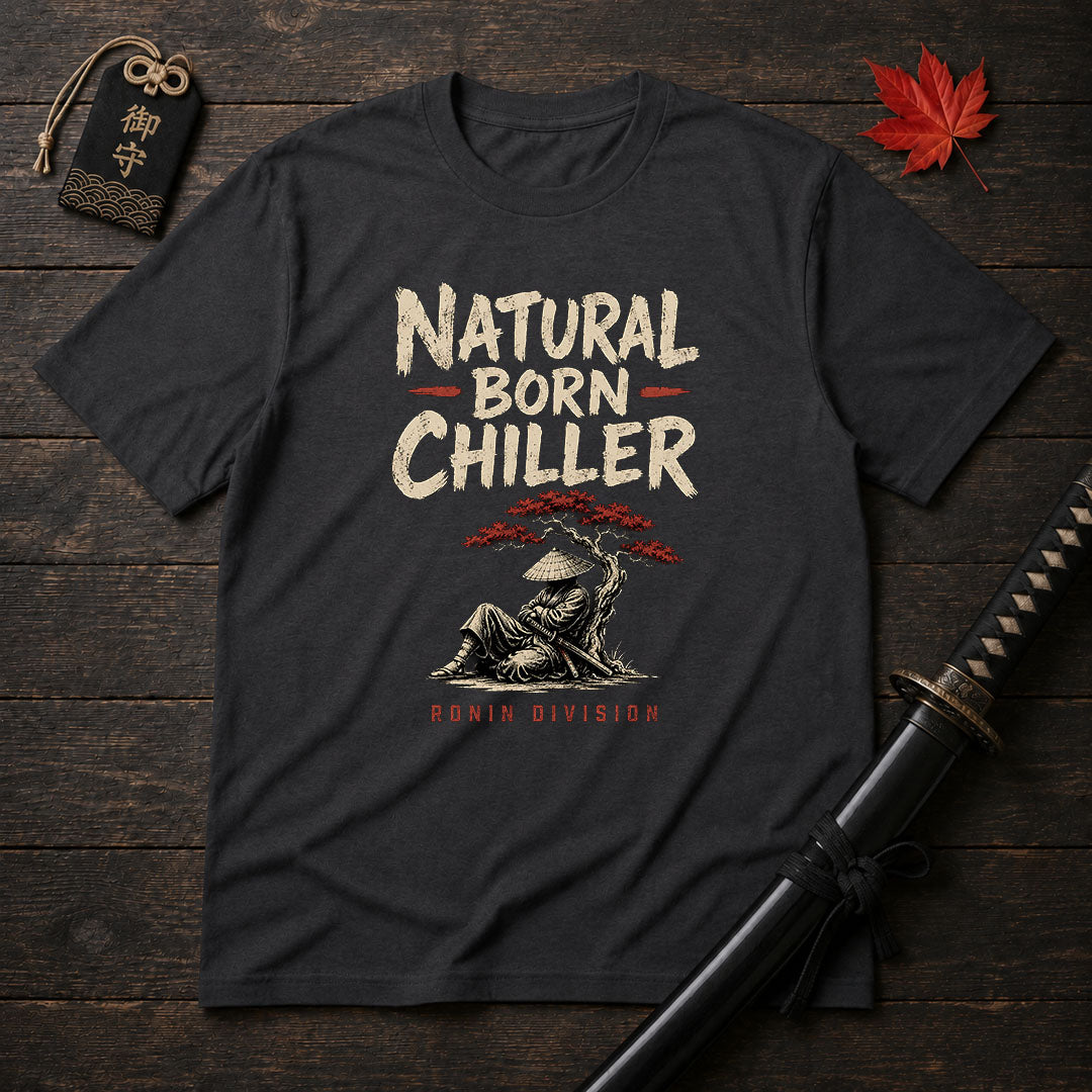 Samurai Relaxing Under Tree T-Shirt