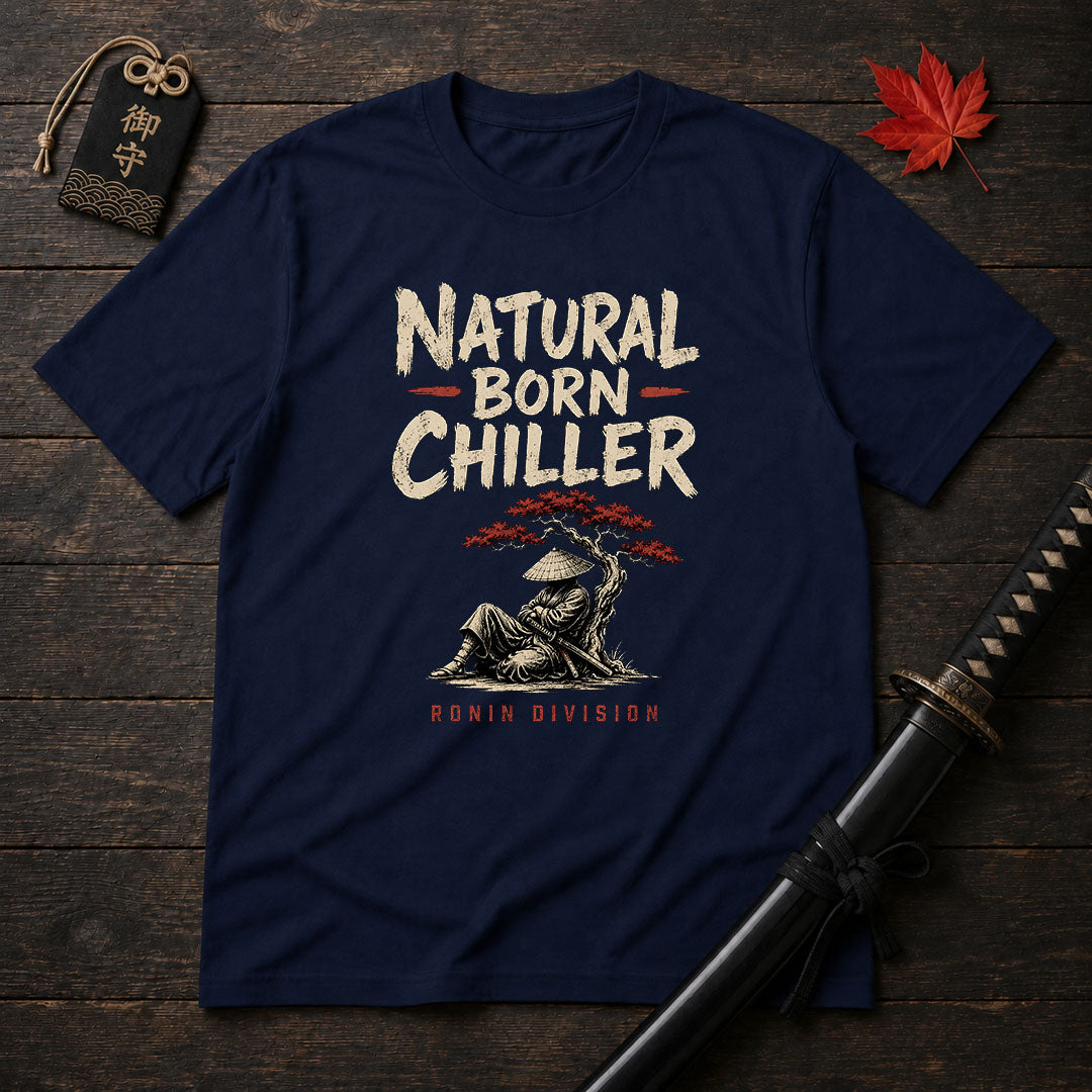 Samurai Relaxing Under Tree T-Shirt