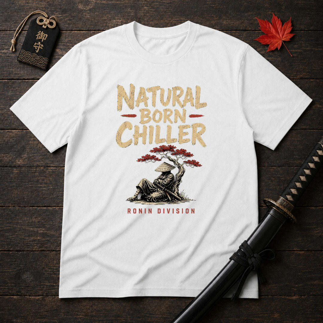 Samurai Relaxing Under Tree T-Shirt