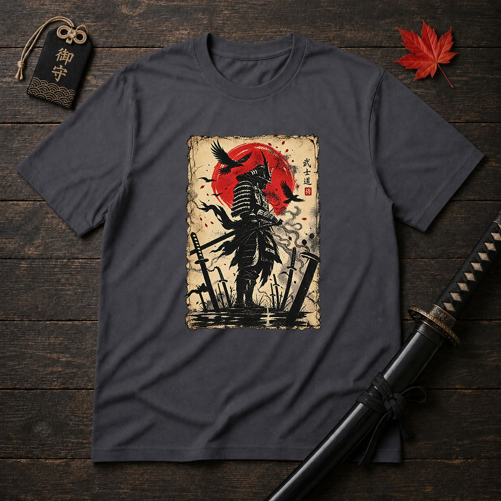 Samurai Shadow And Sun T-Shirt