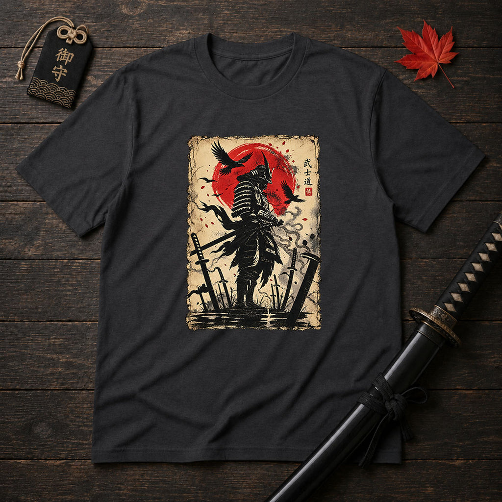 Samurai Shadow And Sun T-Shirt