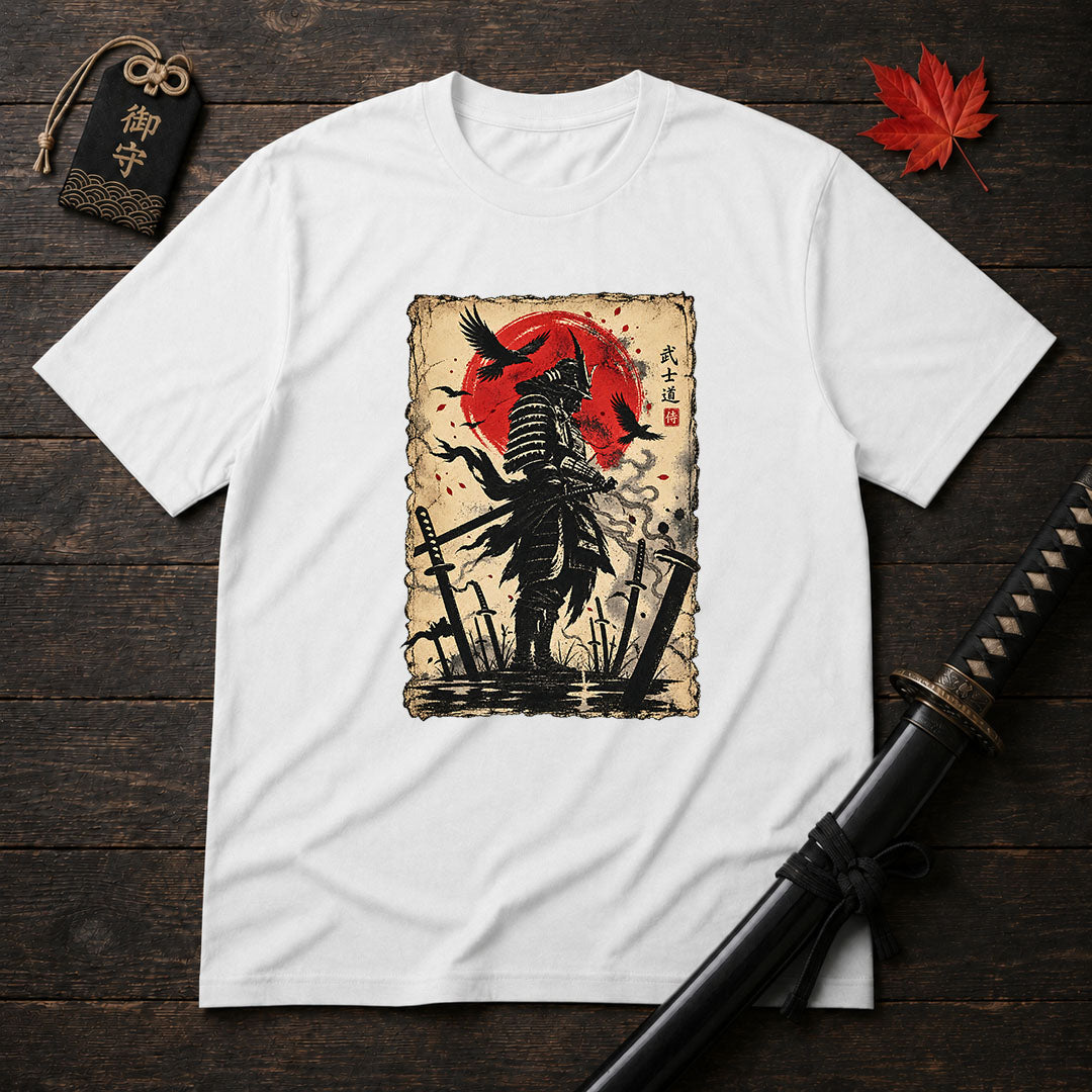 Samurai Shadow And Sun T-Shirt