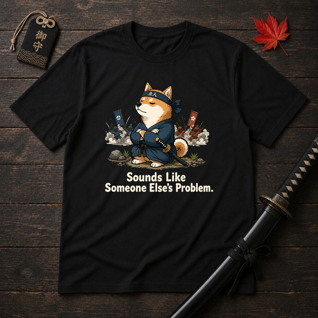 Samurai Shiba Dog T-Shirt