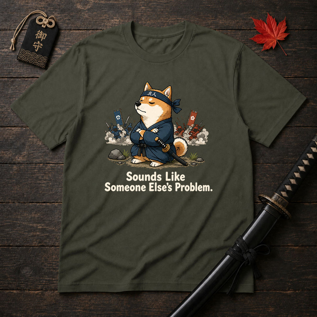 Samurai Shiba Dog T-Shirt