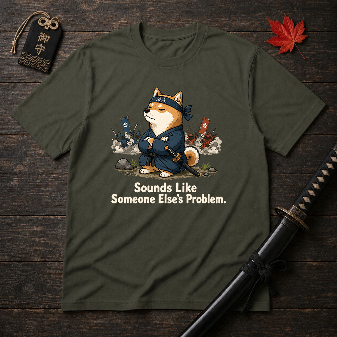 Samurai Shiba Dog T-Shirt