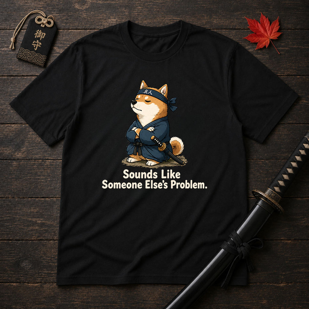 Samurai Shiba Says T-Shirt