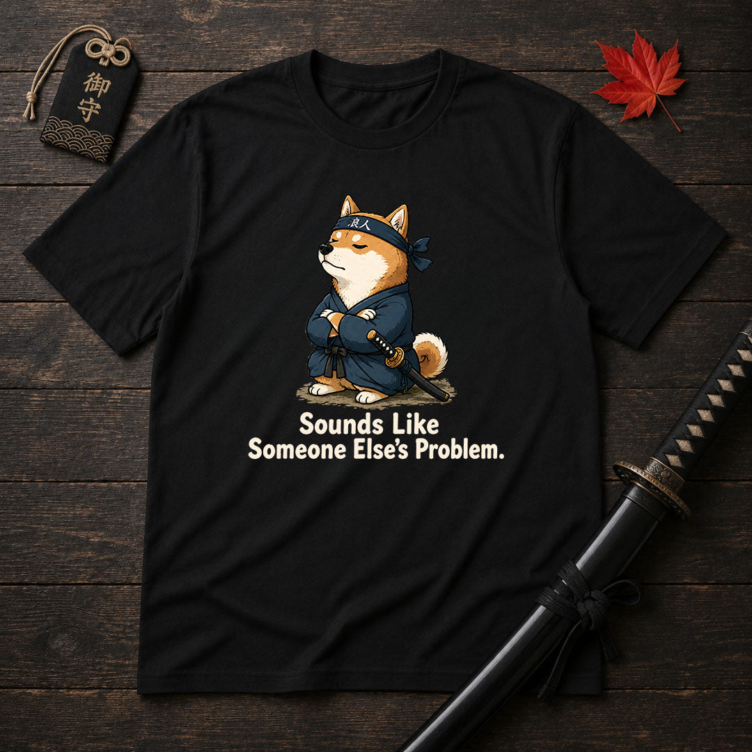 Samurai Shiba Says T-Shirt