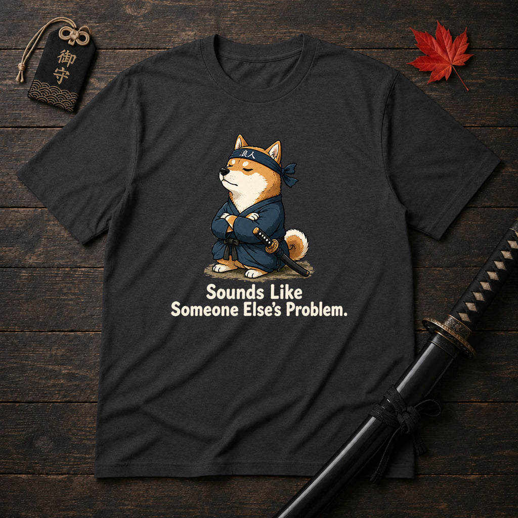 Samurai Shiba Says T-Shirt