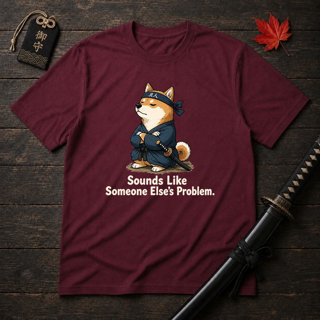 Samurai Shiba Says T-Shirt