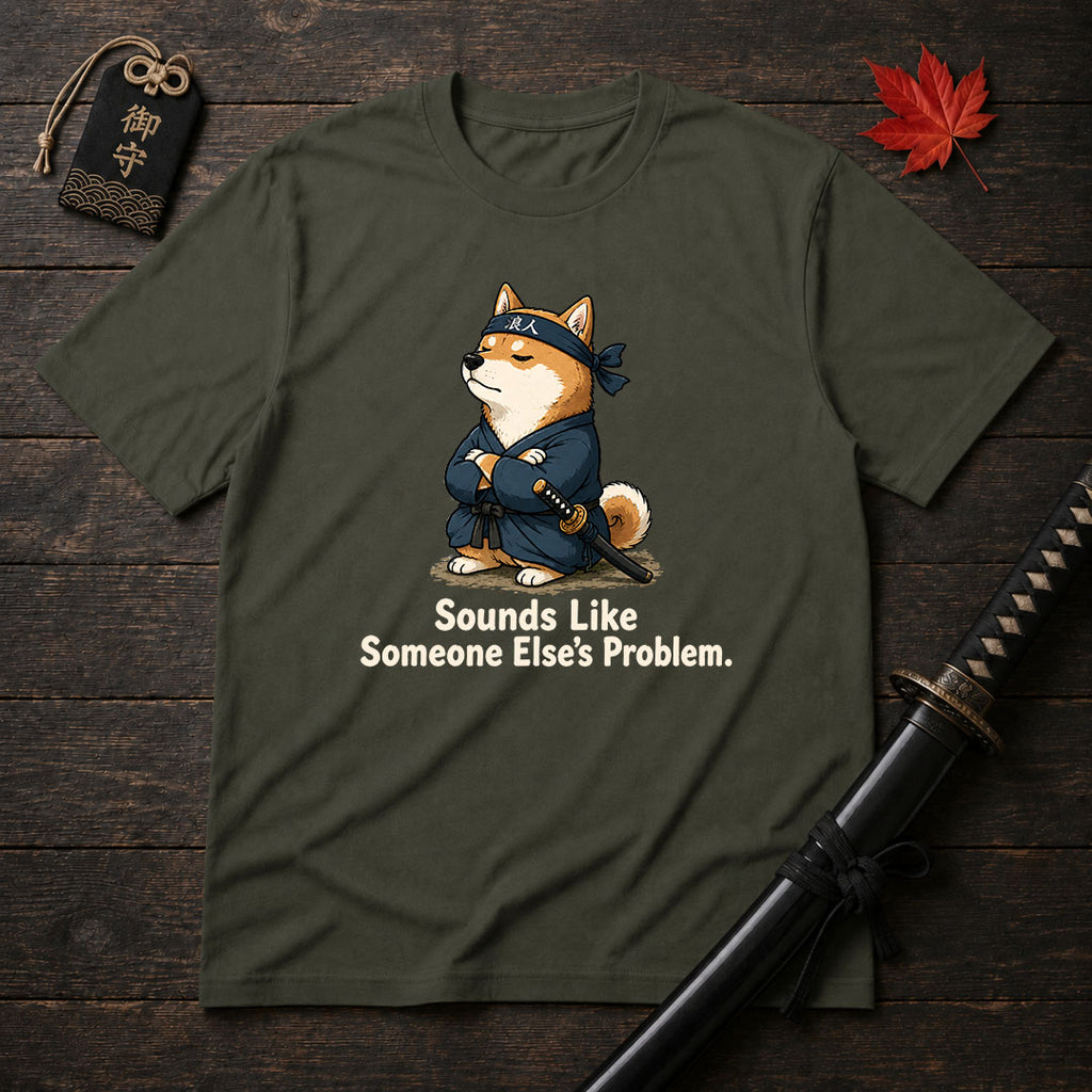 Samurai Shiba Says T-Shirt