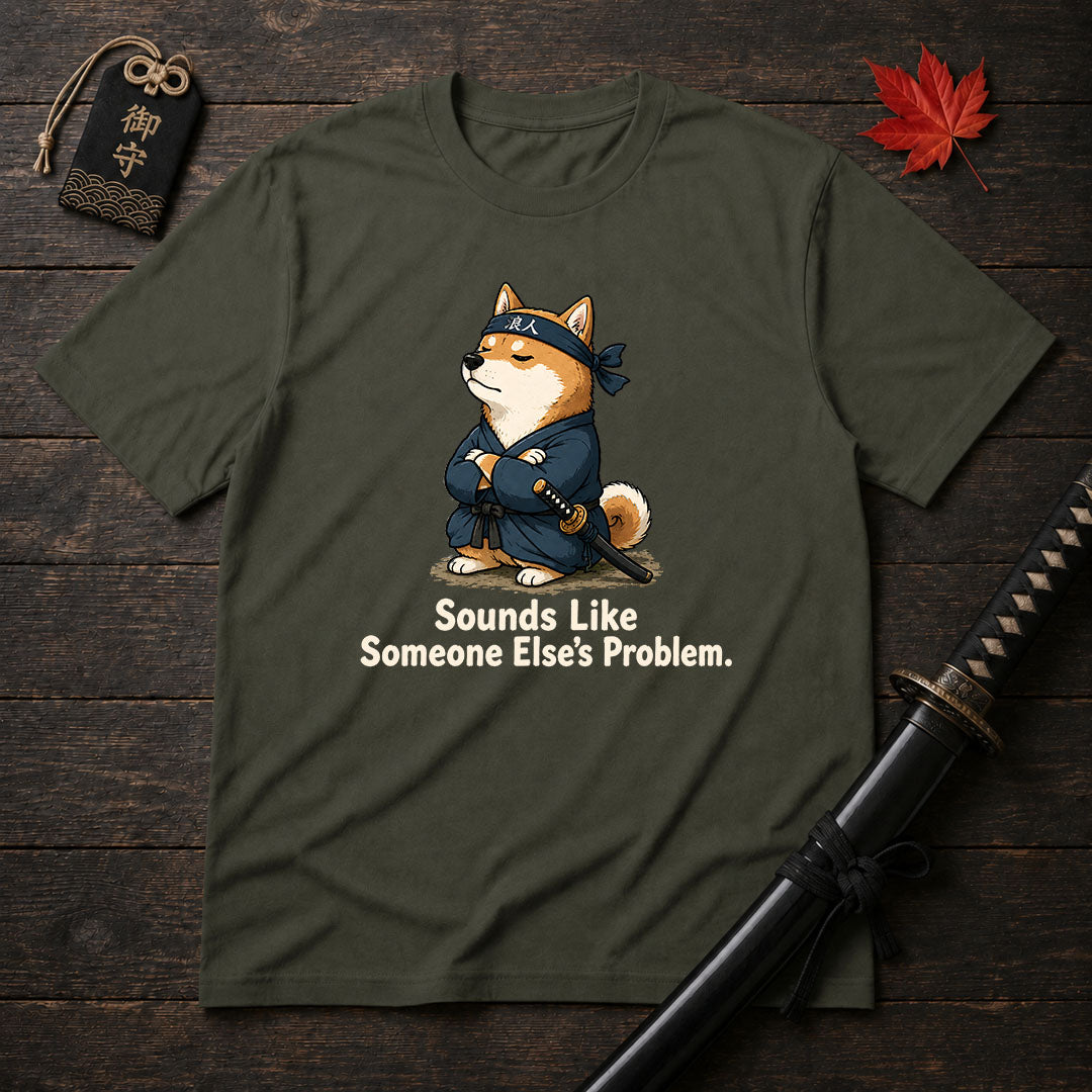 Samurai Shiba Says T-Shirt