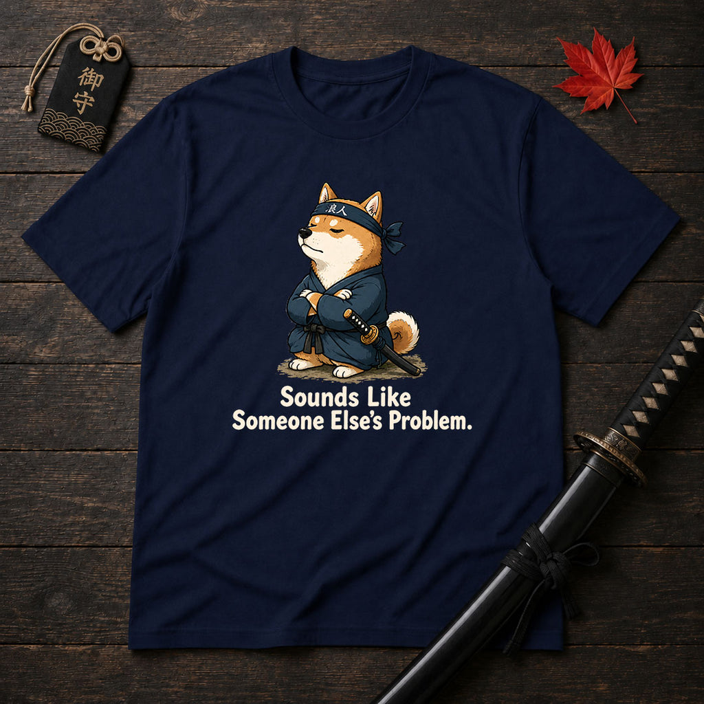 Samurai Shiba Says T-Shirt