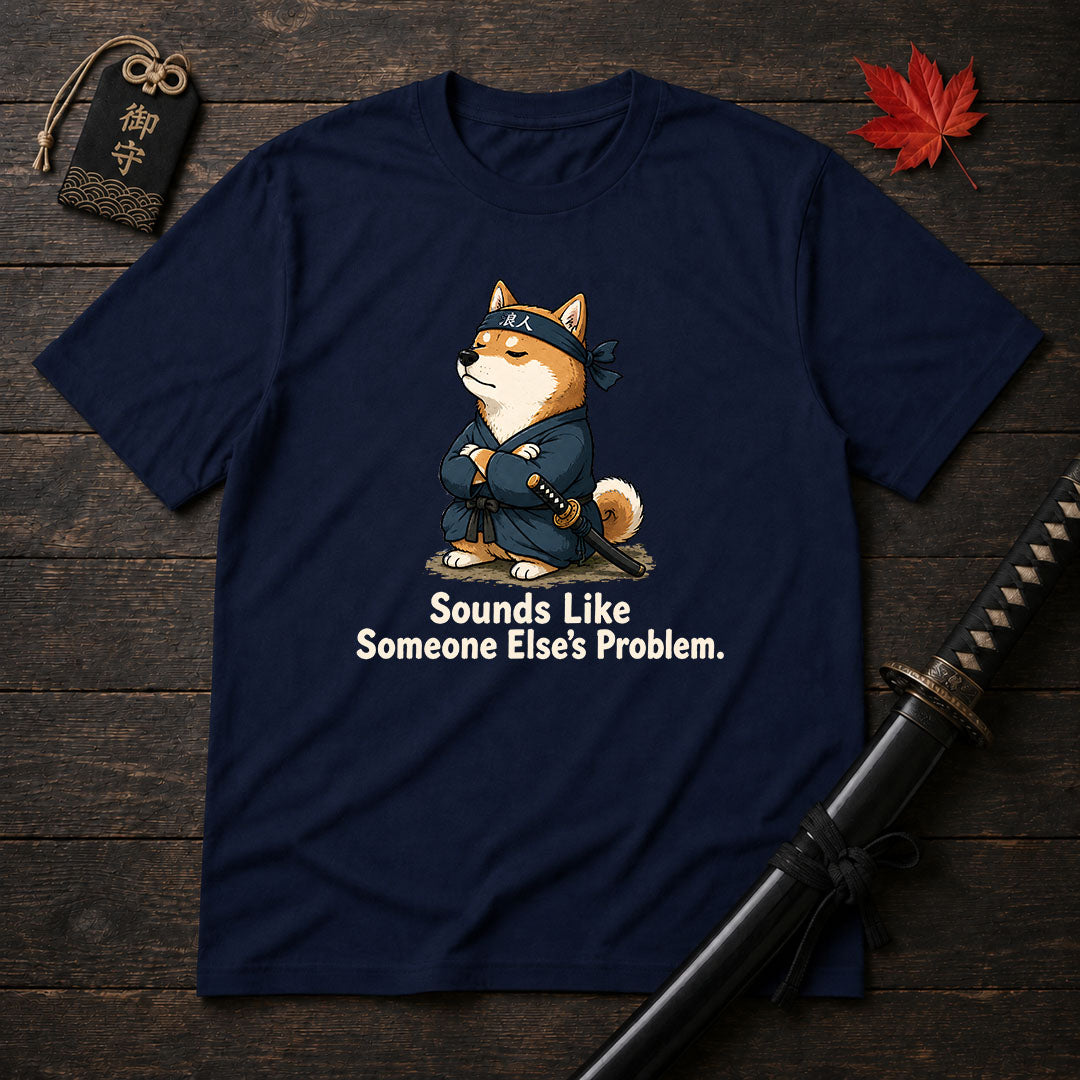 Samurai Shiba Says T-Shirt