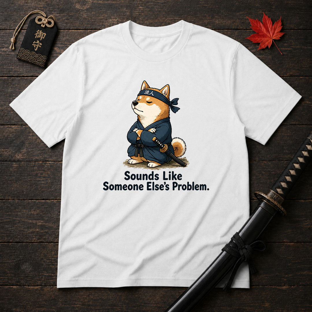 Samurai Shiba Says T-Shirt