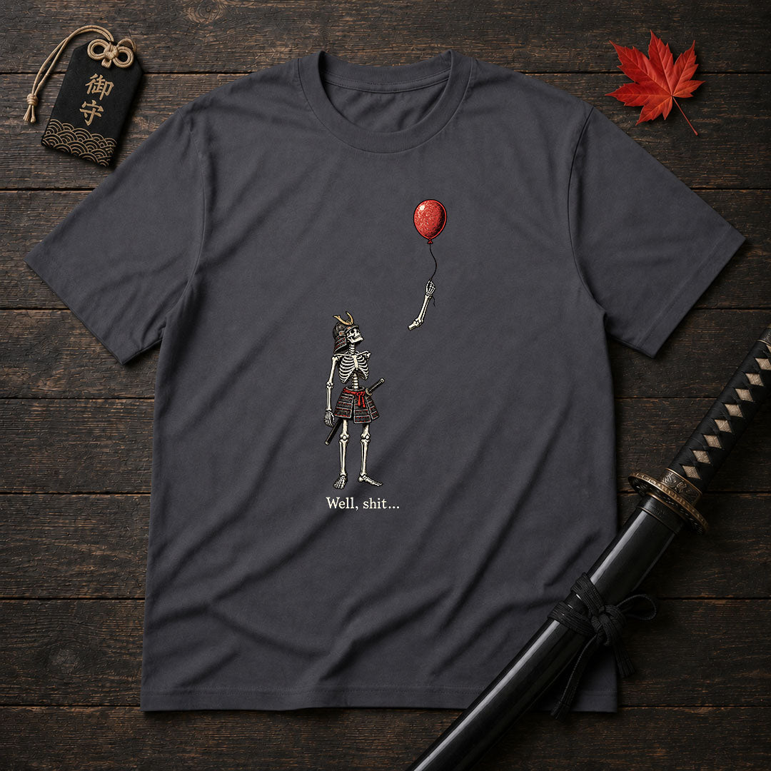 Samurai Skeleton Balloon T-Shirt