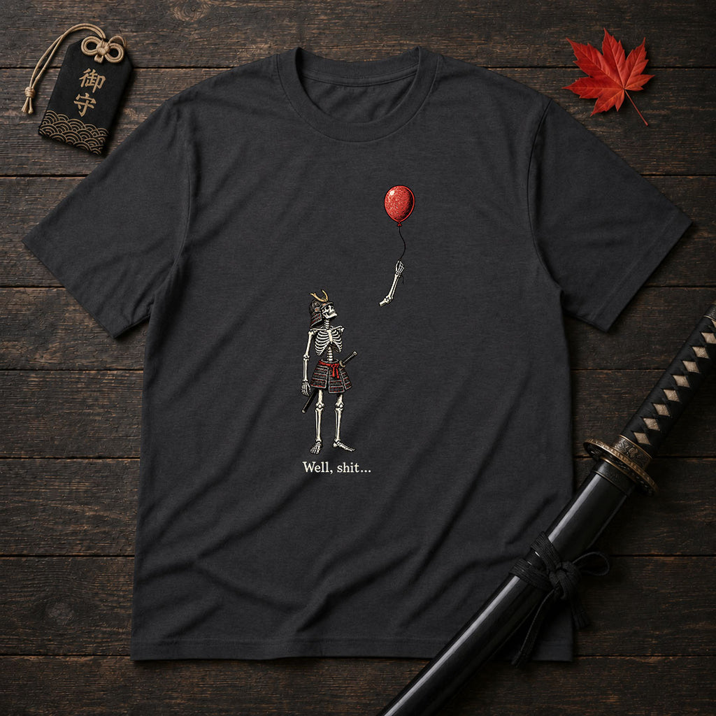 Samurai Skeleton Balloon T-Shirt