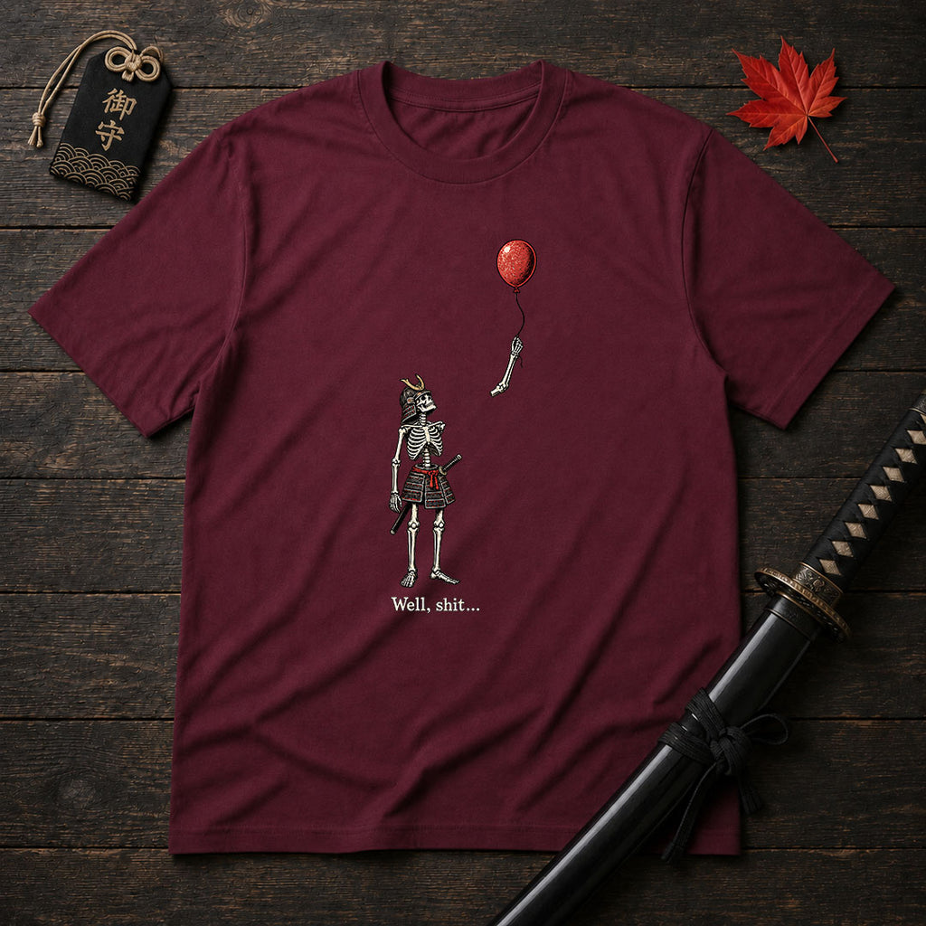 Samurai Skeleton Balloon T-Shirt