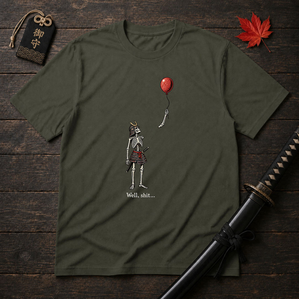 Samurai Skeleton Balloon T-Shirt