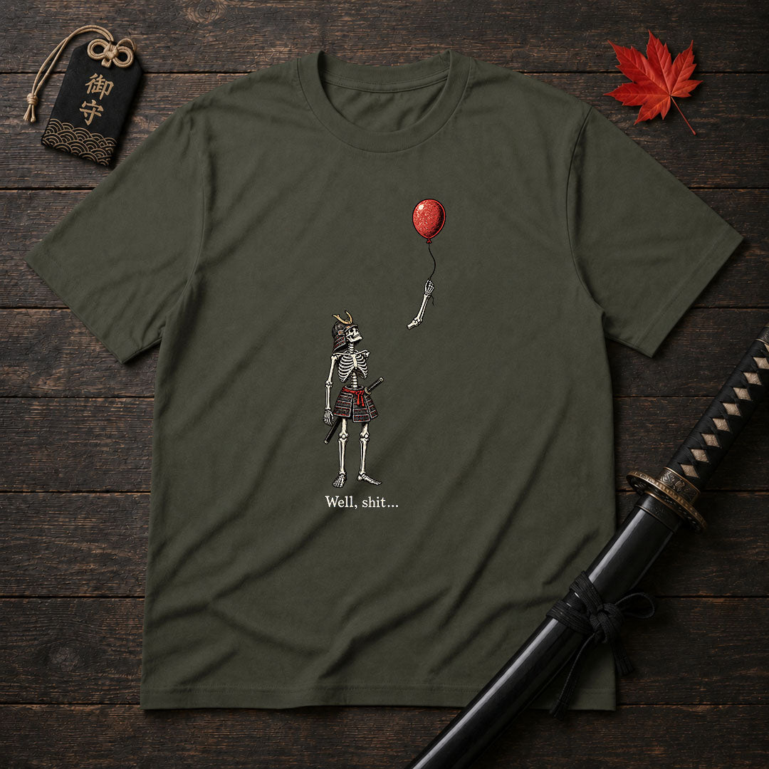 Samurai Skeleton Balloon T-Shirt