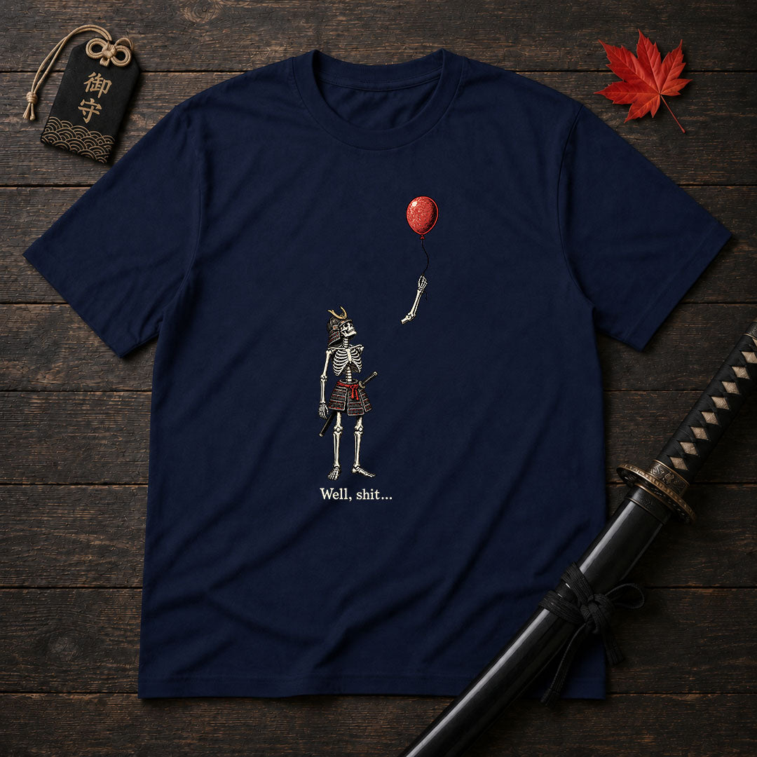 Samurai Skeleton Balloon T-Shirt