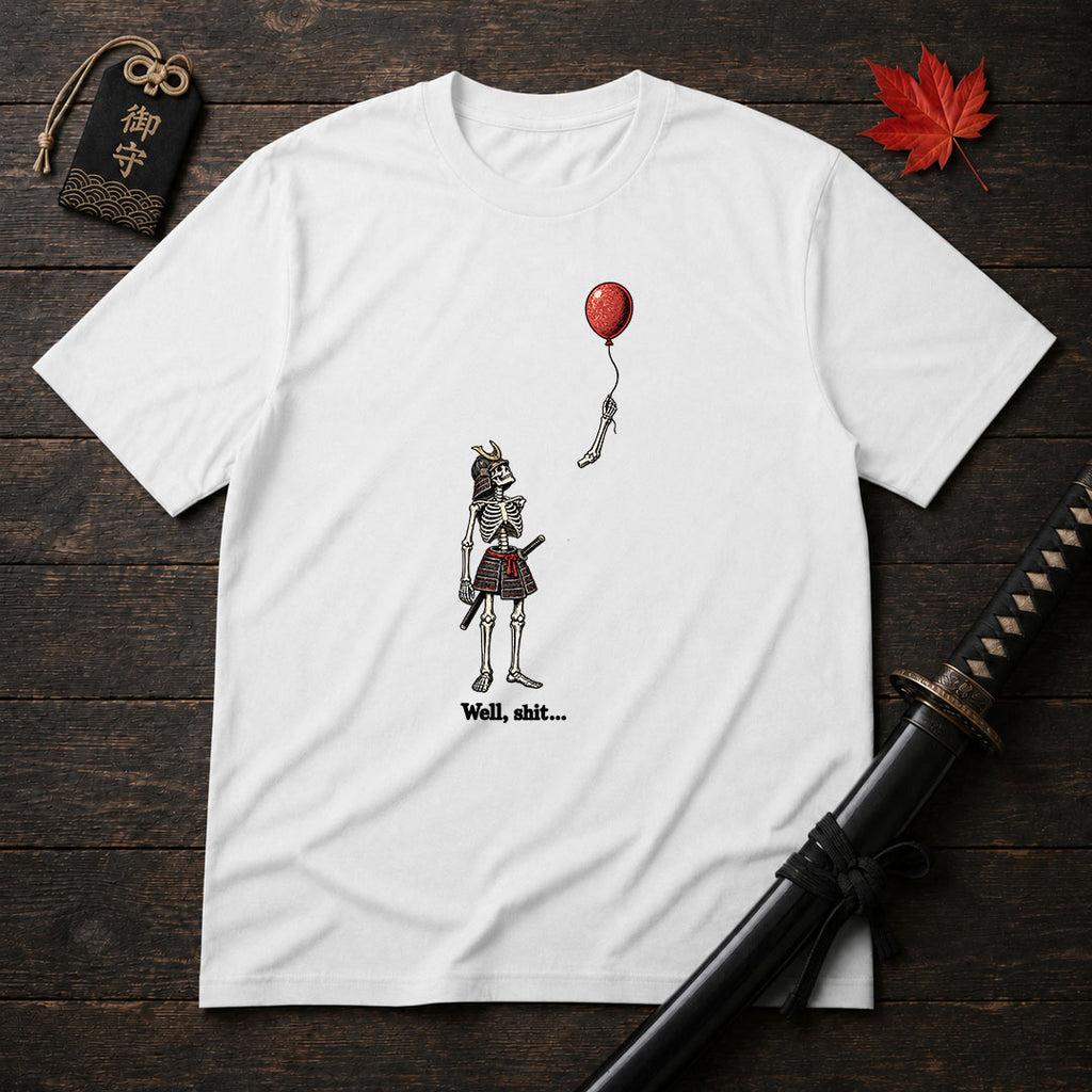 Samurai Skeleton Balloon T-Shirt