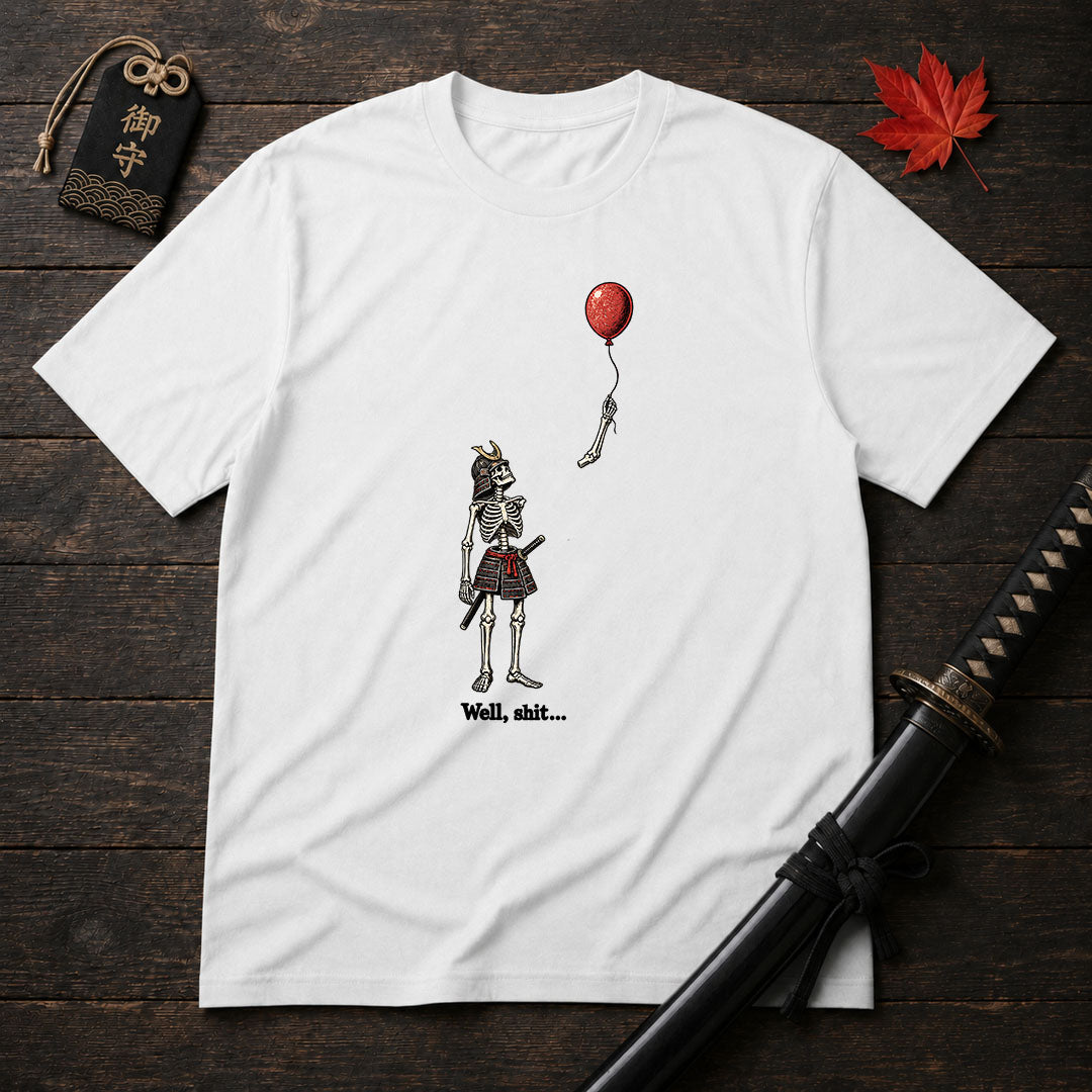 Samurai Skeleton Balloon T-Shirt