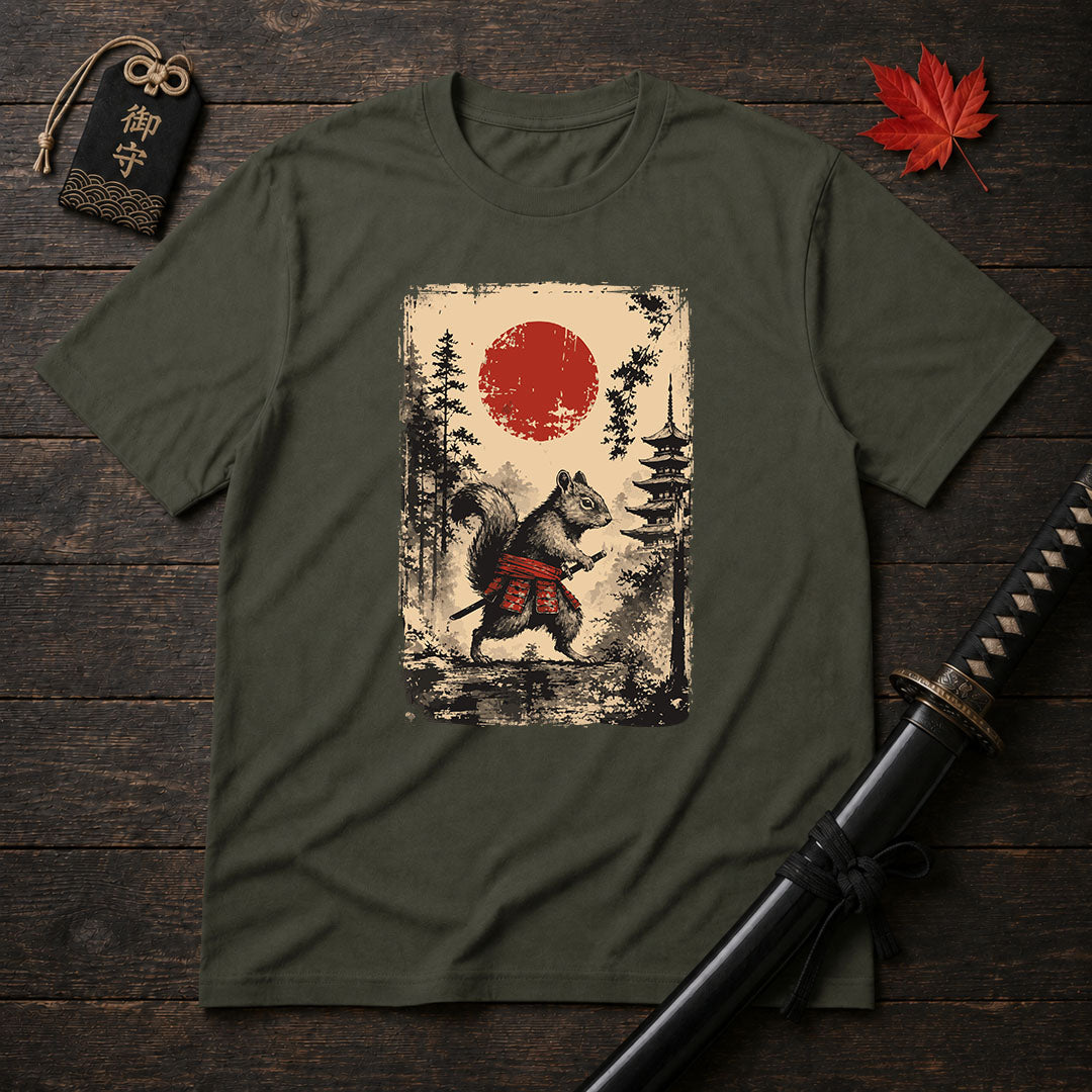 Samurai Squirrel T-Shirt