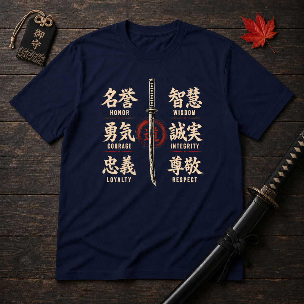 Samurai Sword and Kanji T-Shirt