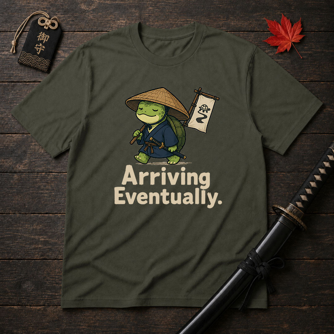 Samurai Turtle Arriving T-Shirt