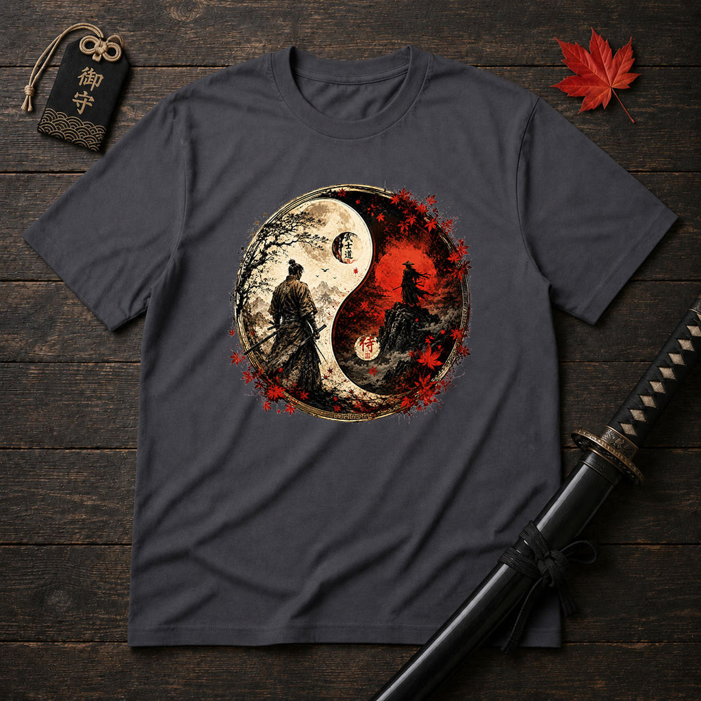 Samurai Yin Yang T-Shirt