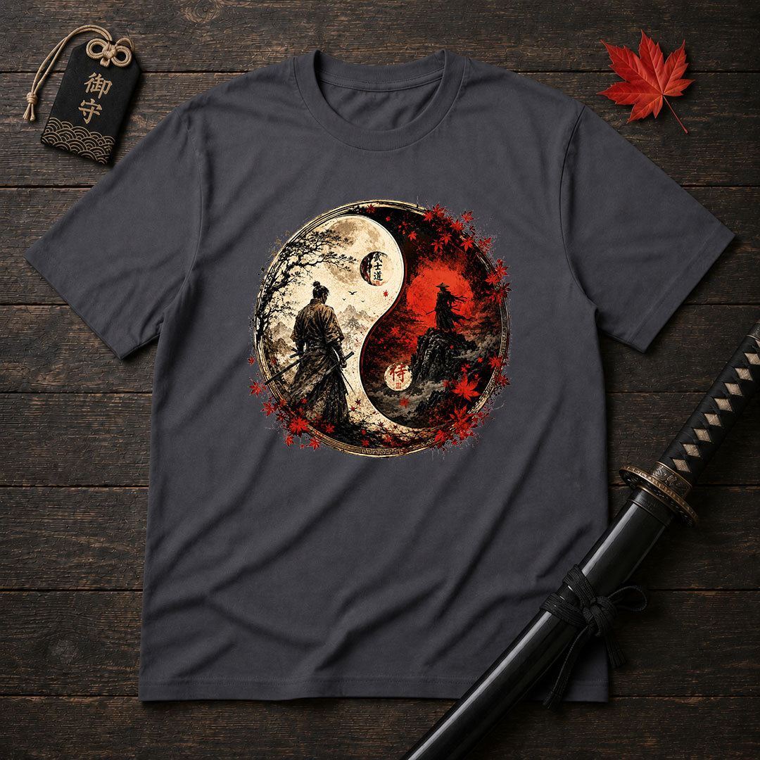 Samurai Yin Yang T-Shirt