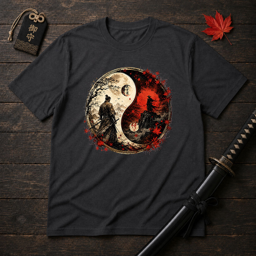Samurai Yin Yang T-Shirt
