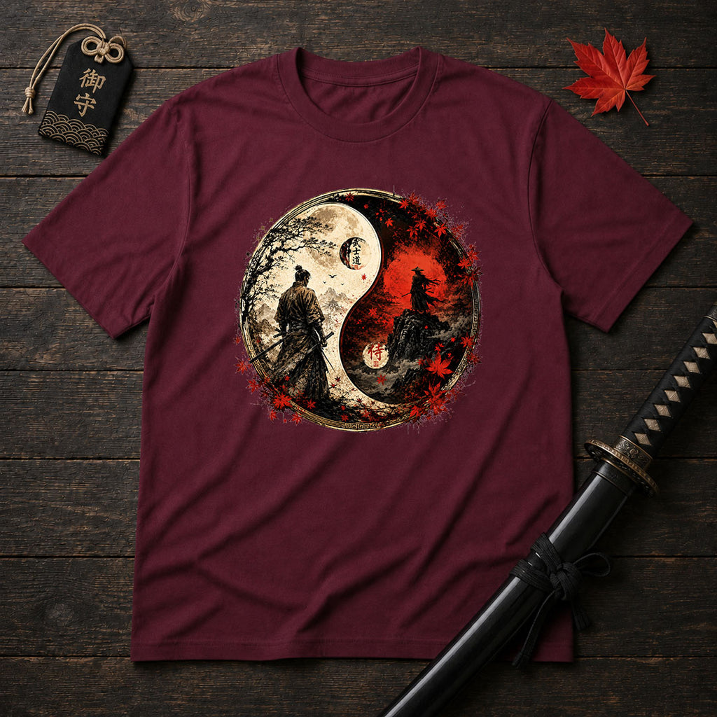 Samurai Yin Yang T-Shirt