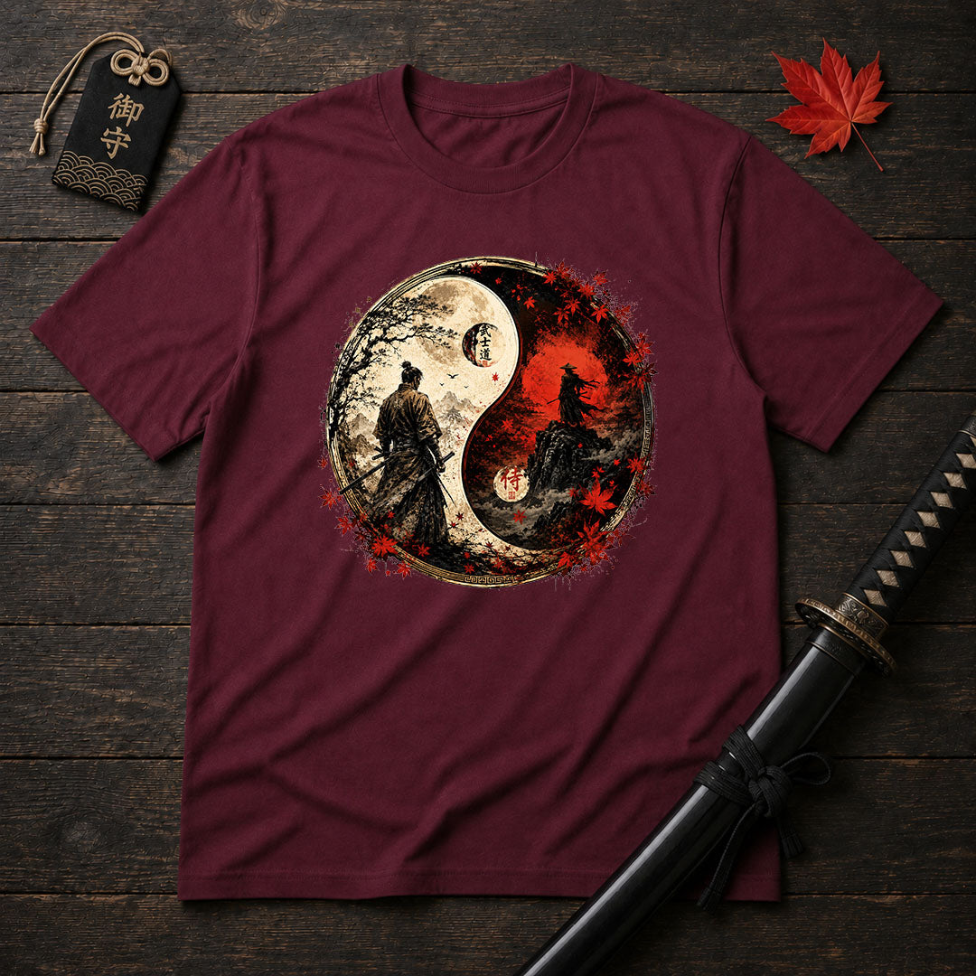 Samurai Yin Yang T-Shirt