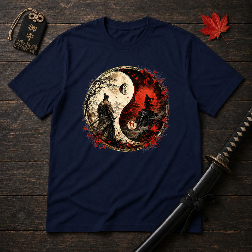 Samurai Yin Yang T-Shirt