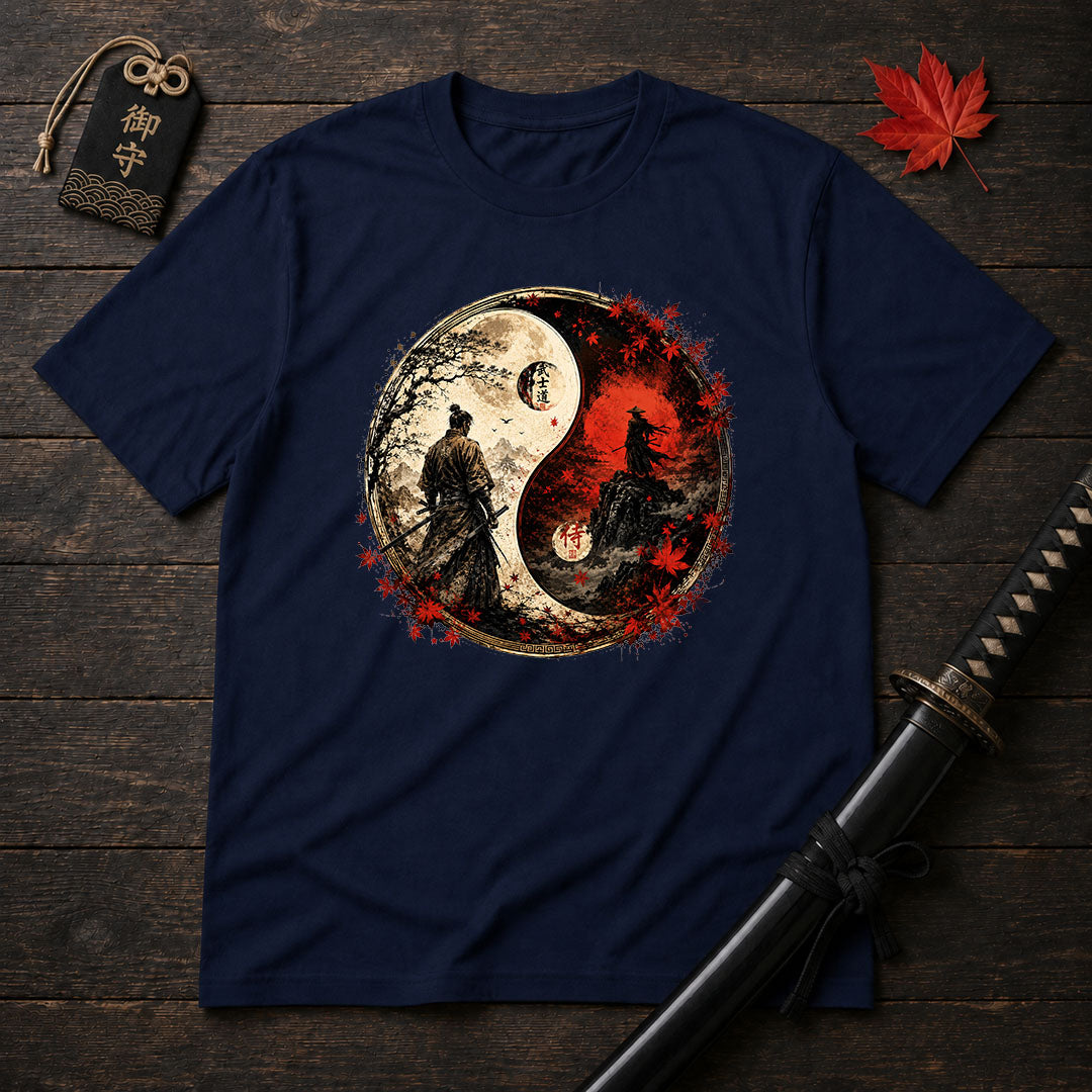 Samurai Yin Yang T-Shirt