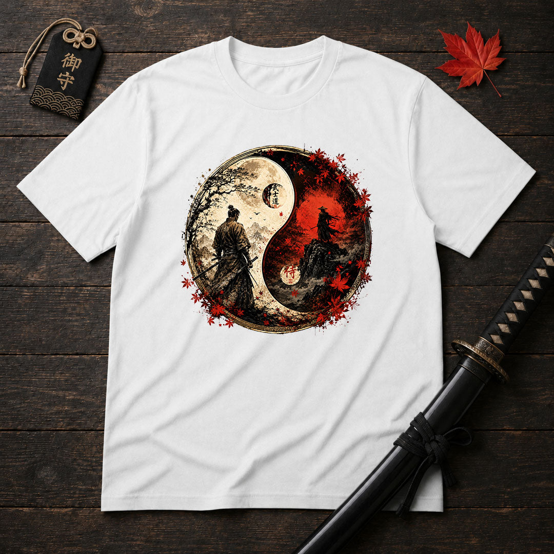 Samurai Yin Yang T-Shirt